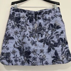 NWOT CHICO'S ZENERGY Womens Skort Pockets Size 2 M Golf Beach Floral Athleisure